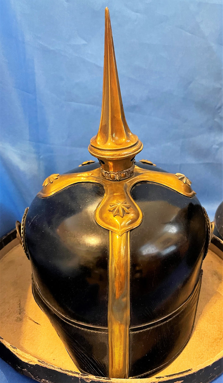 Bavaria Pickelhaube / Spiked Helmet for Officer in Reserve Infantry - Derrittmeister Militaria Group