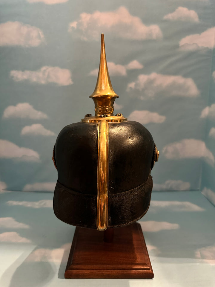 Ruess Pickelhaube / Spiked Helmet for Officer in Infanterie Rgt 96 - Derrittmeister Militaria Group