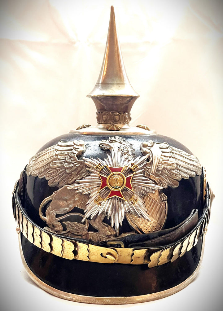 Baden Pickelhaube / Spiked Helmet for Officer in Infanterie Rgt 109 - Derrittmeister Militaria