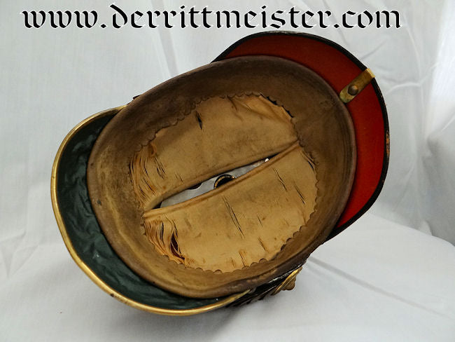 Hesse Darmstadt Pickelhaube / Spiked Helmet for Officer in Infanterie Rgt 117 - Derrittmeister Militaria Group