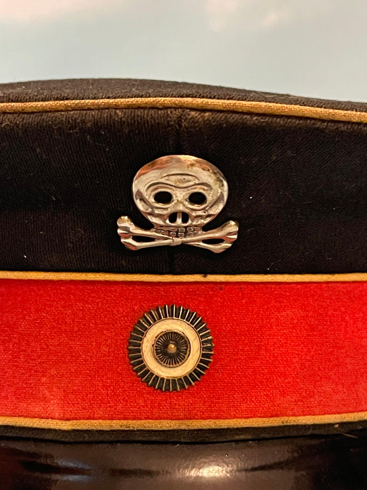 Braunschweig Schirmmutze for NCO (non commissioned officer) in Hussar Rgt 17 - Derrittmeister Militaria