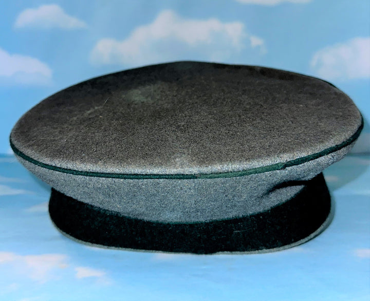 Saxon Schirmmütze / Visor Cap for Officer in Jäger-Bataillone in feldgrau - Derrittmeister Militaria Group