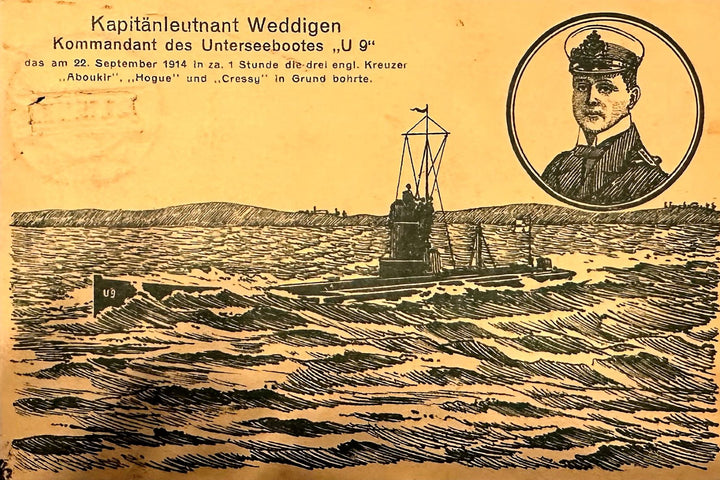 Germany Navy Post Card of Otto Weddigen - Derrittmeister Militaria Group
