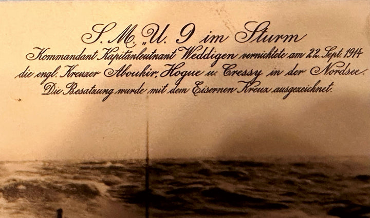 Germany Navy Post Card of Otto Weddigen - Derrittmeister Militaria Group