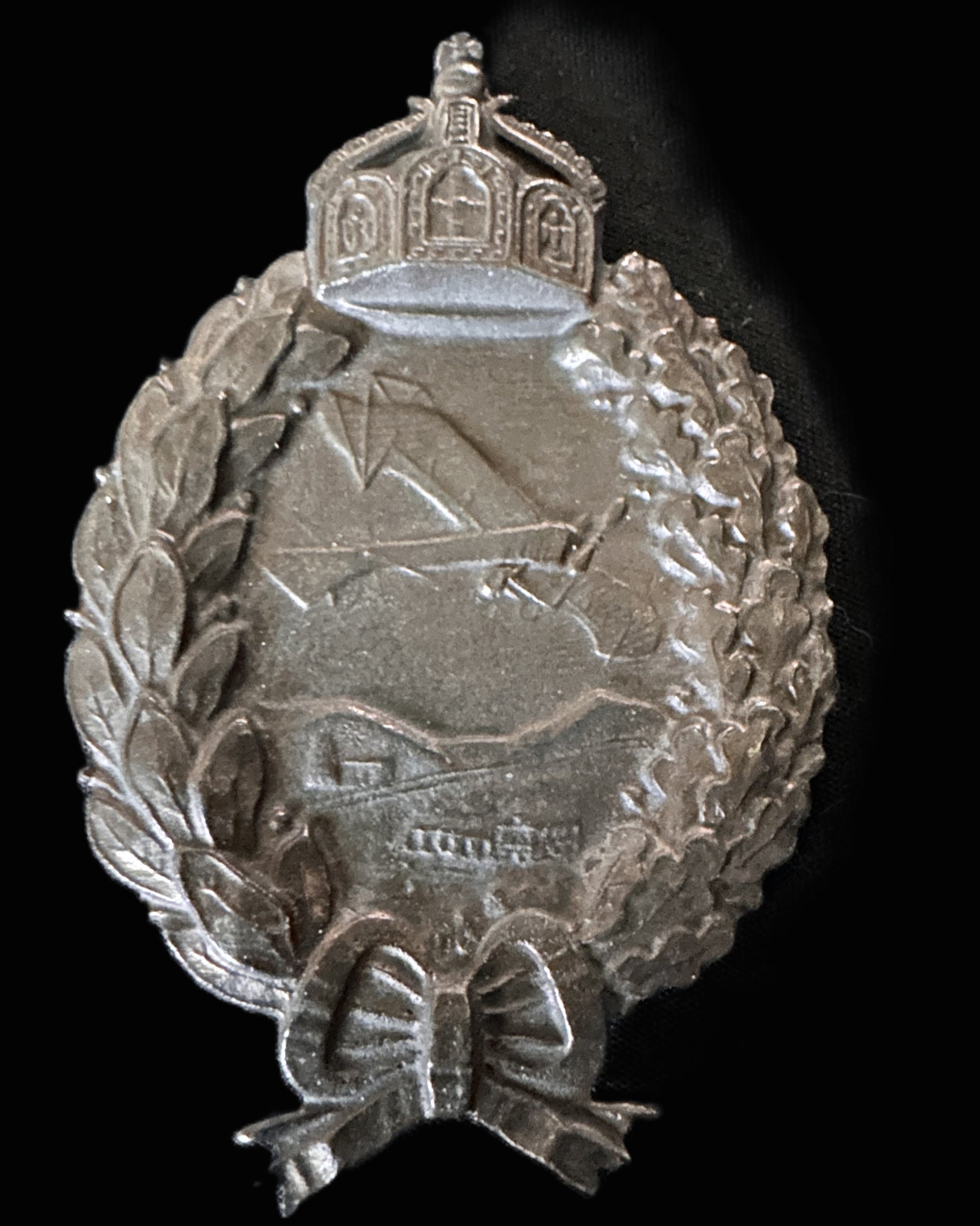 Austro-Hungarian Pilot’s Commemorative Badge – World War I, Silver