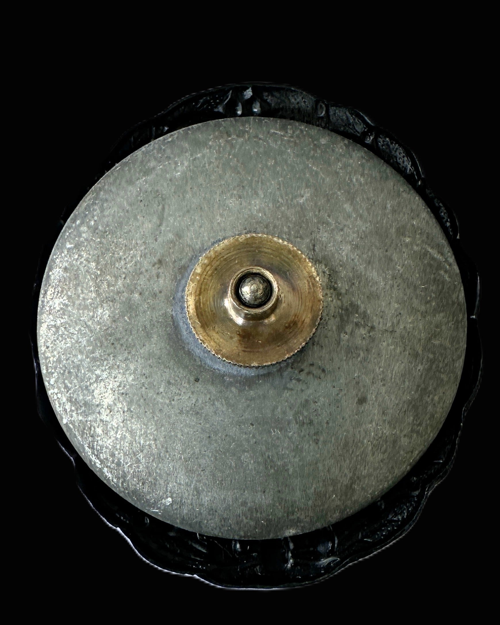 Imperial German WWI Black Wound Badge Verwundetenabzeichen Screw-Back 1918