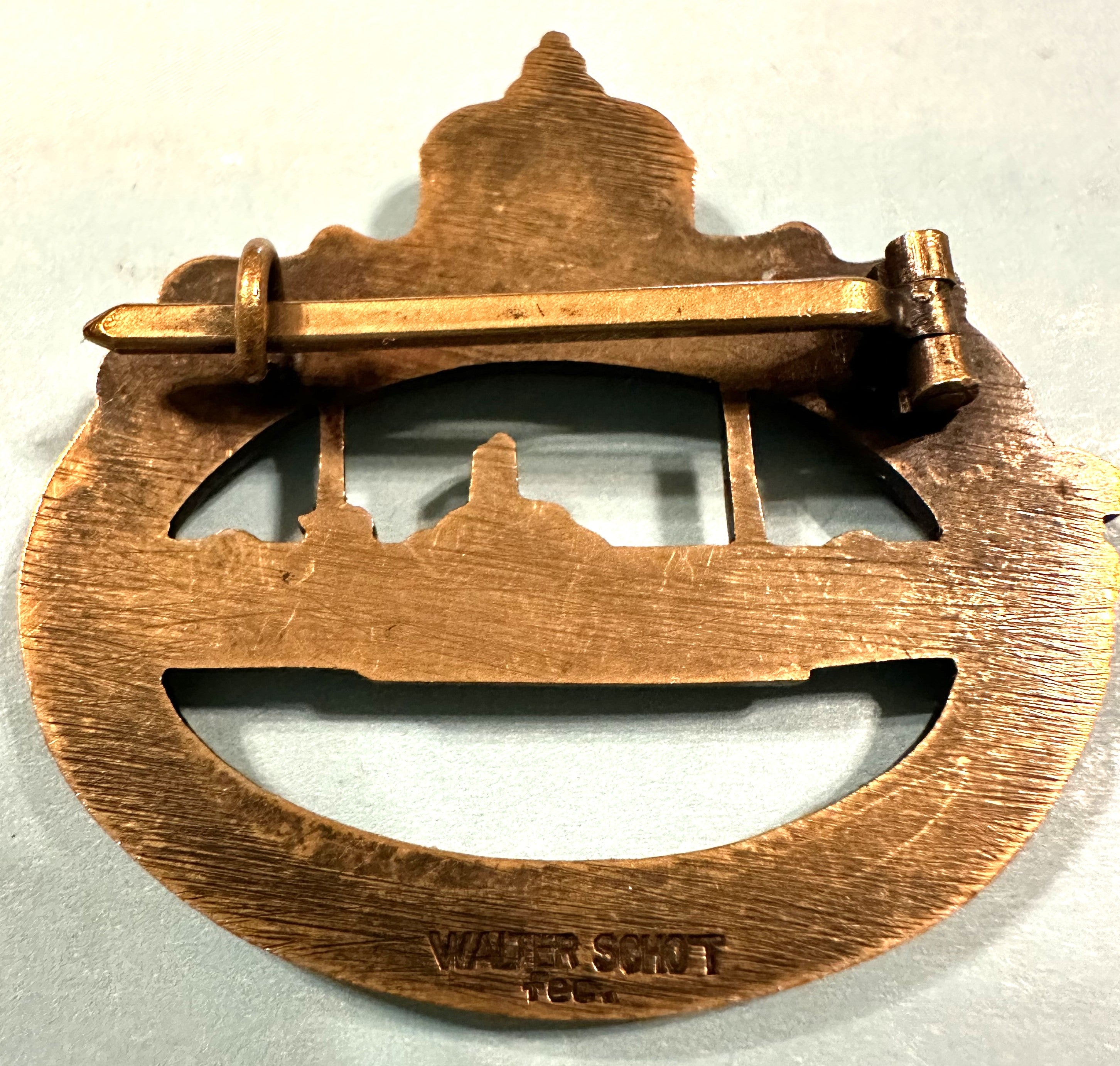 Genuine Walter Schott U-Boot Kriegsabzeichen - Derrittmeister Militaria Group
