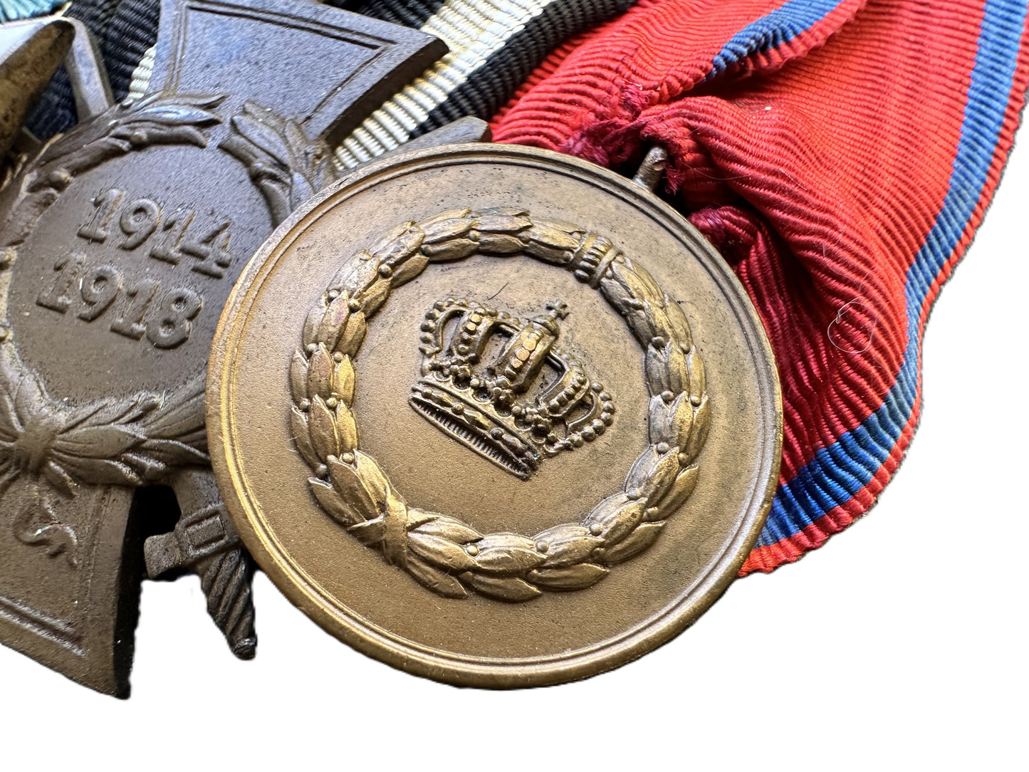 World War I German Medal Bar with Five Awards