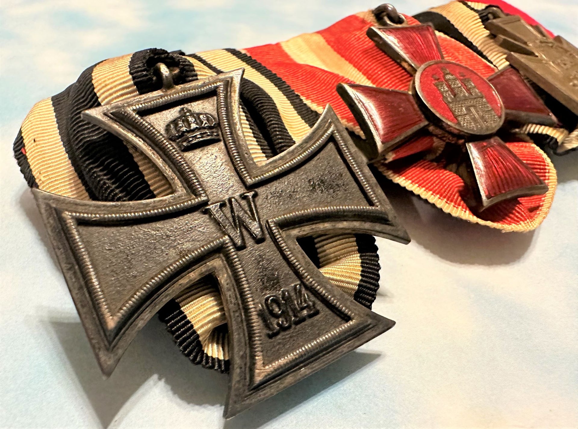 Three-Place Medal Bar - A Glimpse into History - Derrittmeister Militaria Group