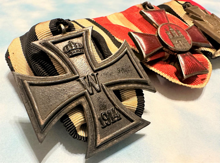 Three-Place Medal Bar - A Glimpse into History - Derrittmeister Militaria Group