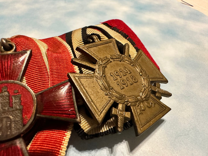 Three-Place Medal Bar - A Glimpse into History - Derrittmeister Militaria Group