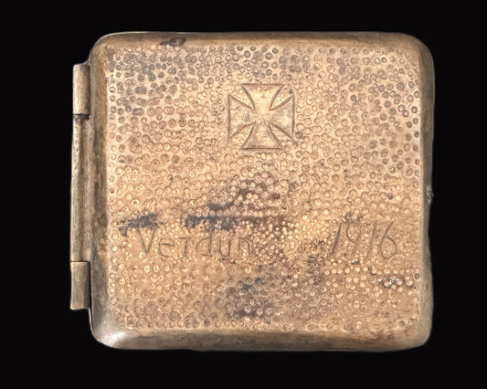 Verdun 1916 Brass Cigarette Case