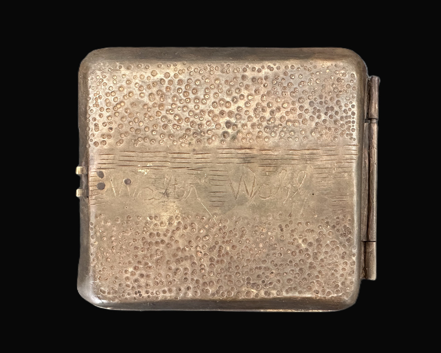 Verdun 1916 Brass Cigarette Case