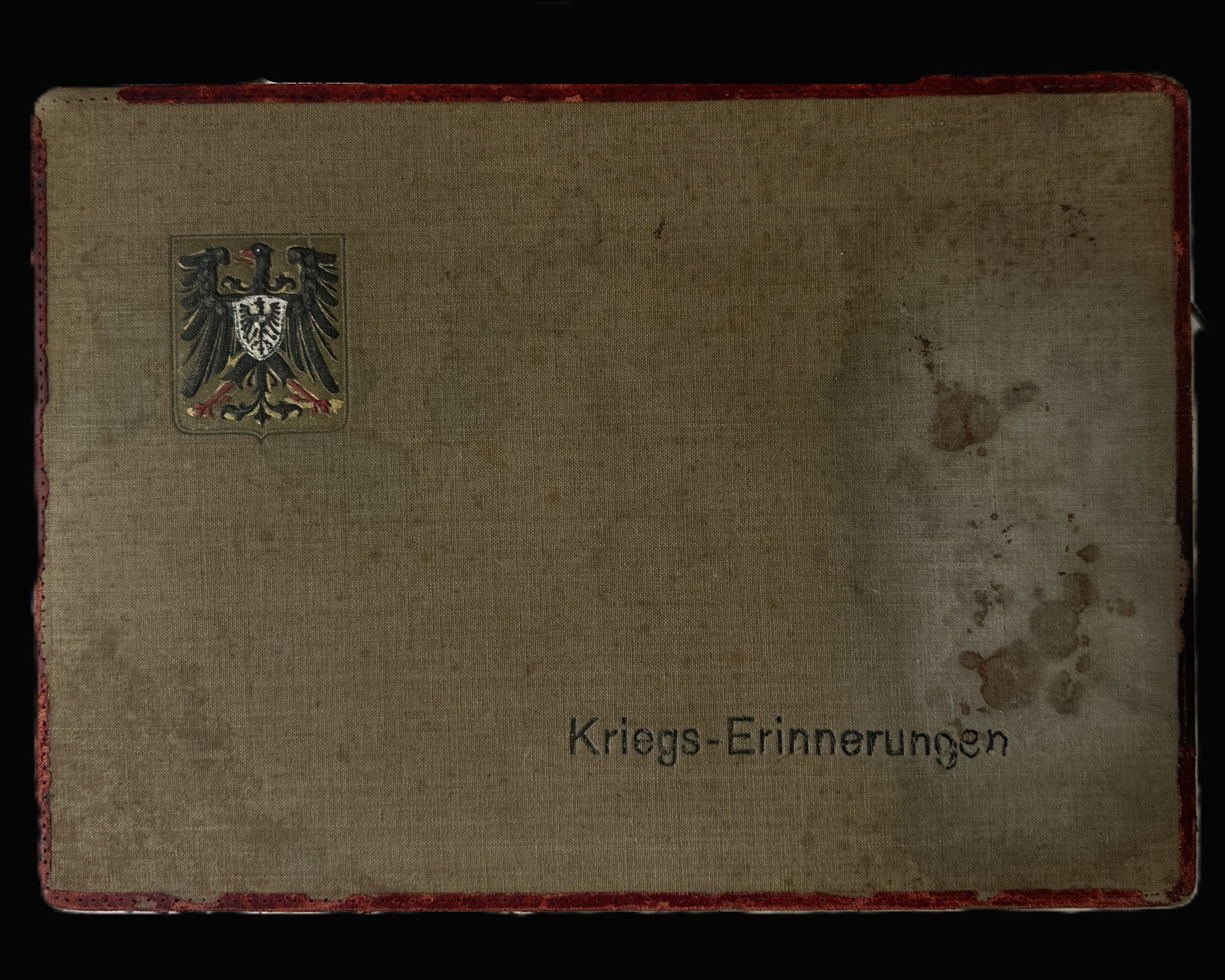 Imperial German WWI Kriegs-Erinnerungen War Memories Keepsake Box Eagle