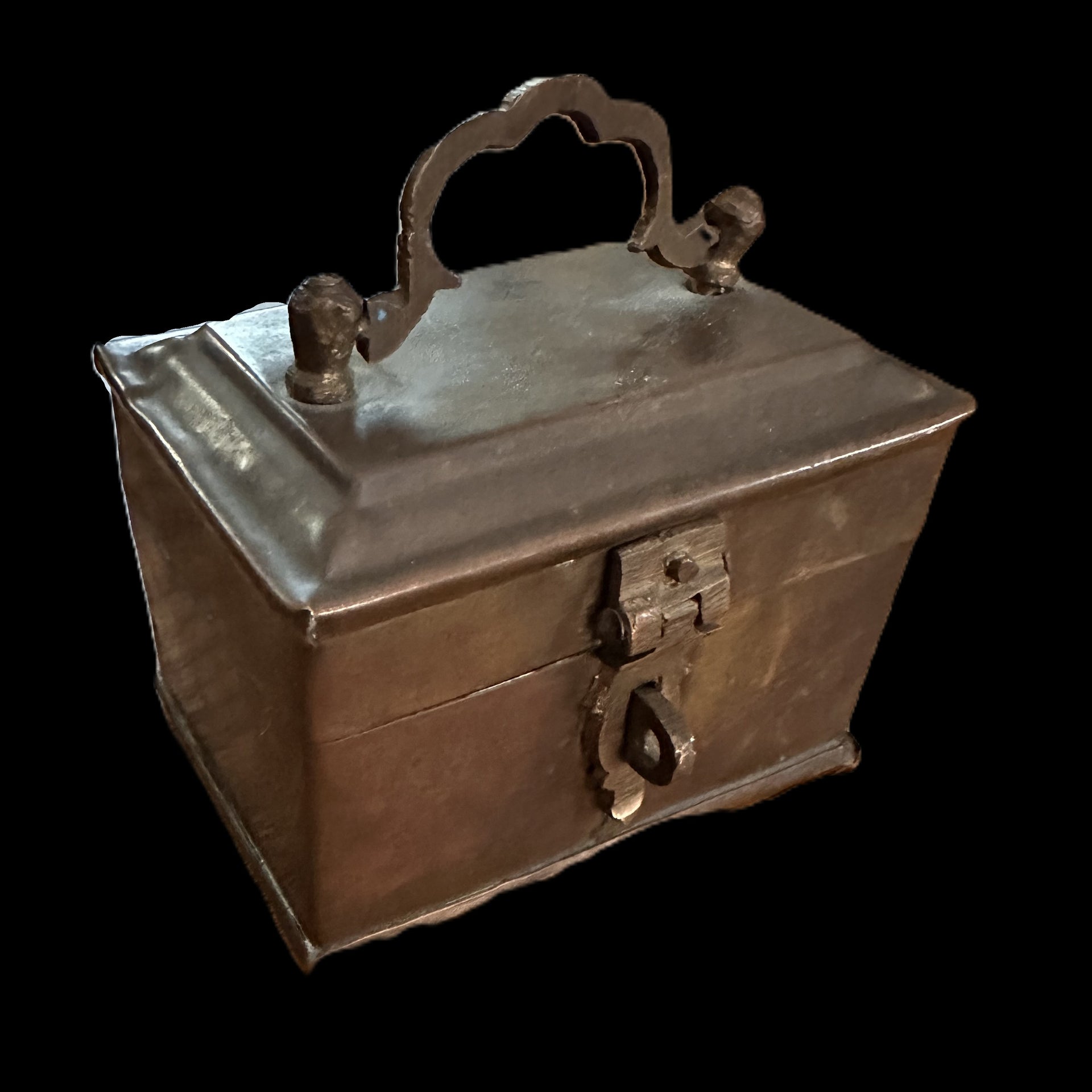 WWI German Trench Art Medal Case with Imperial Eagle Lining – Iron Cross Display Box
