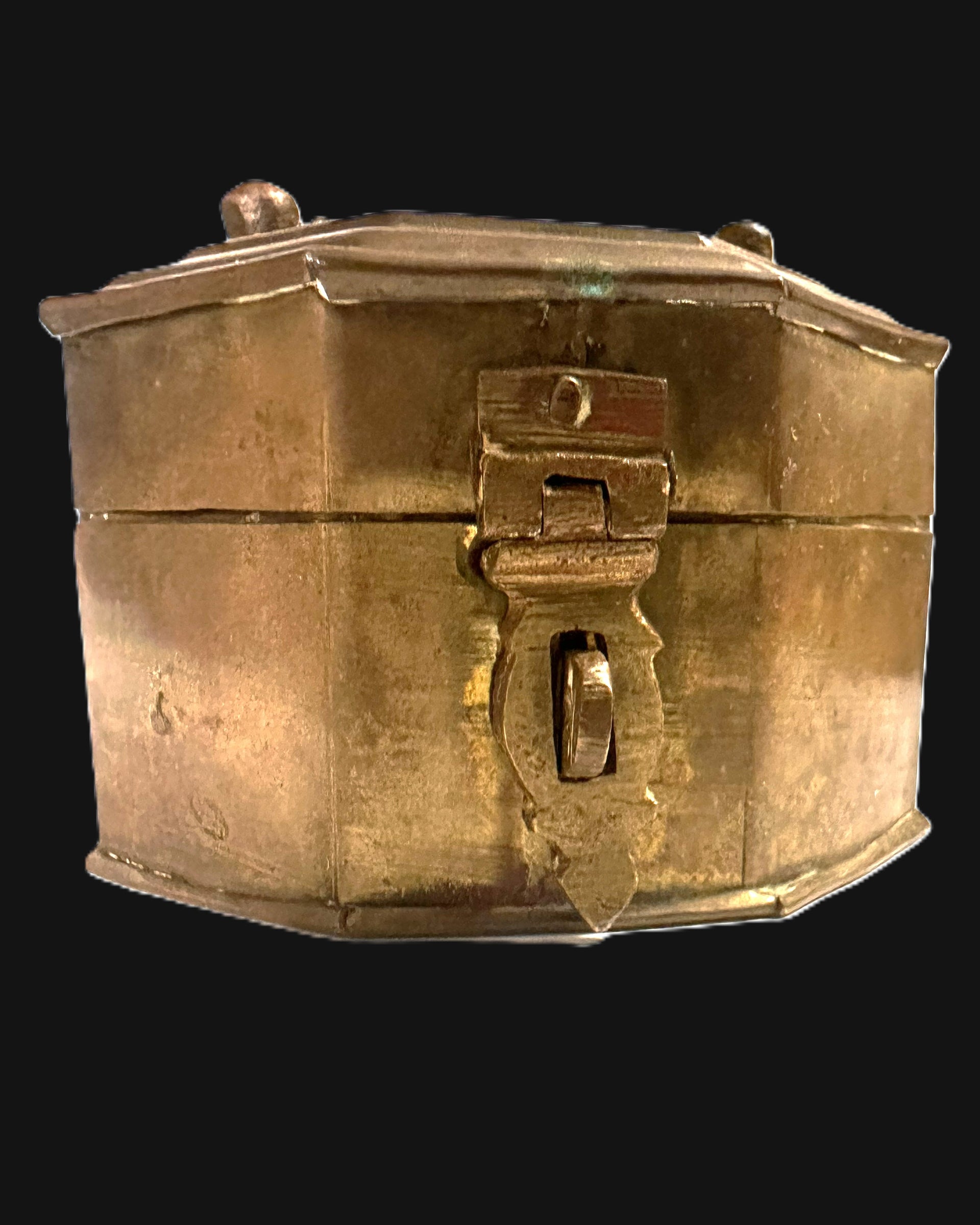 Imperial German Octagonal Presentation Box with Eagle-Lined Interior