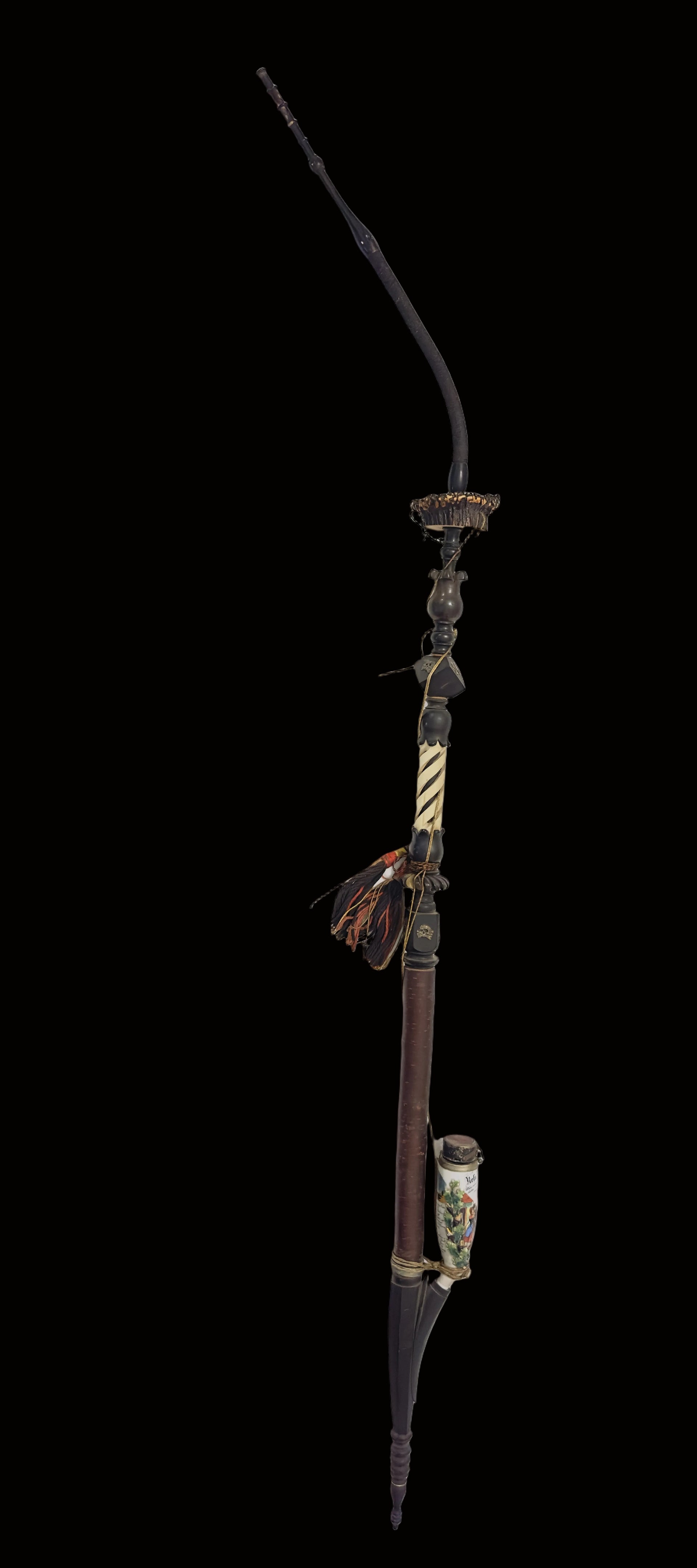 Imperial German Braunschweig 17. Hussar Reservist Pipe Named Resv. Weinhorn