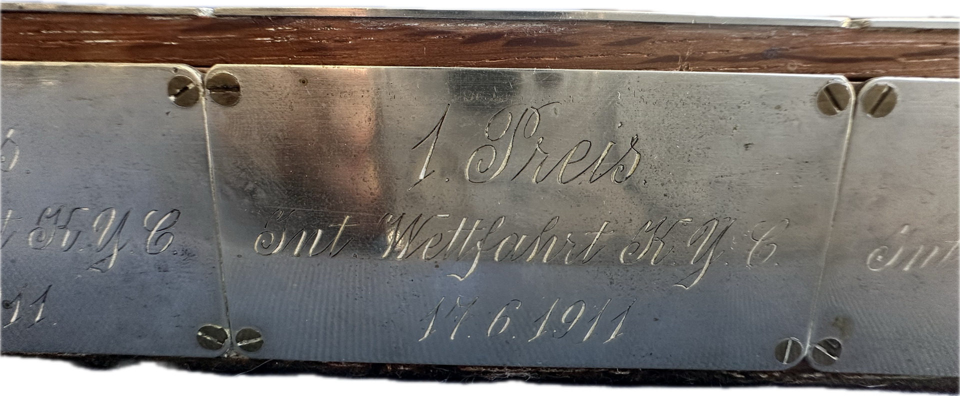 German Prussia Kaiserlicher Yacht Club Award Storage Box - Early 20th Century