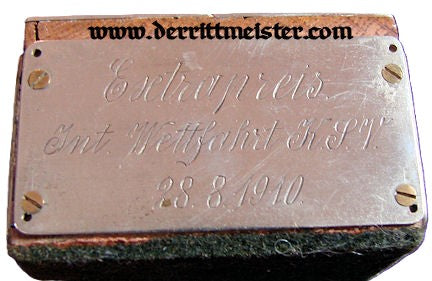 German Prussia Kaiserlicher Yacht Club Award Storage Box - Early 20th Century