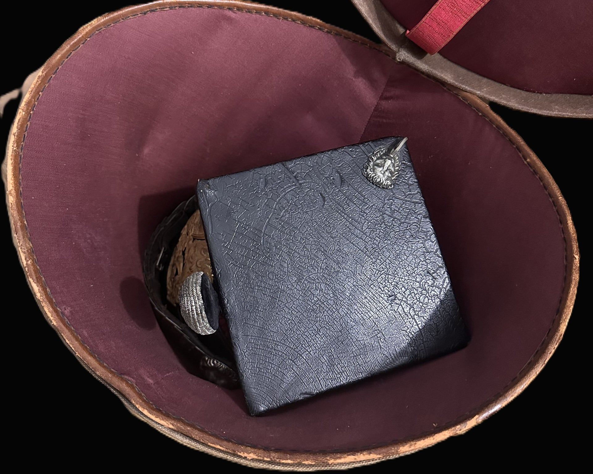 Bavarian Officer’s Tschapka with Case – Kavallerie Officer’s Helmet