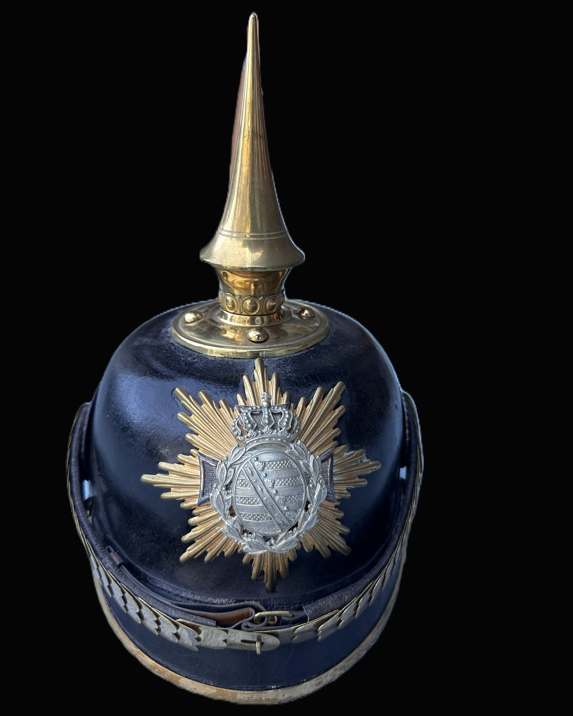 Saxon Fähnrich Pickelhaube, Infantry Regiment, ca. 1914