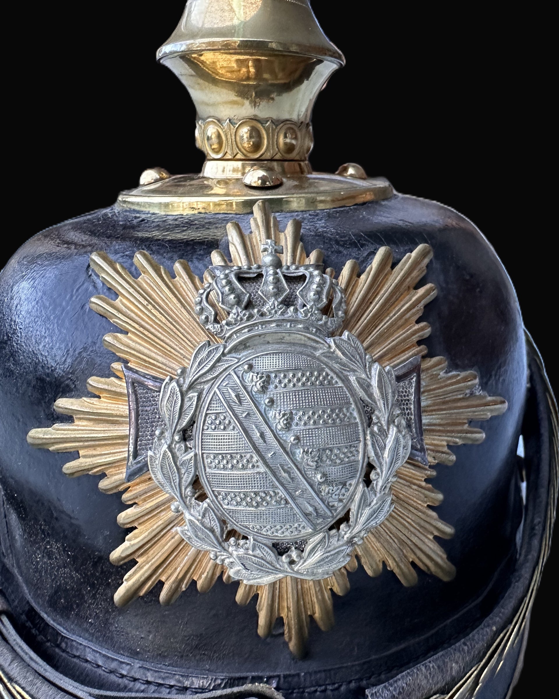 Saxon Fähnrich Pickelhaube, Infantry Regiment, ca. 1914