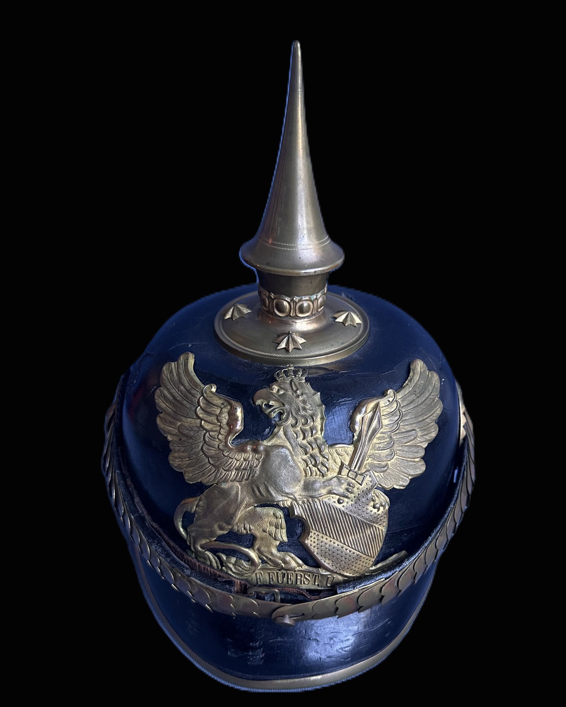 Baden Medical Officer Pickelhaube, Feldartillerie-Regt. Nr. 66, Dr. Siebert
