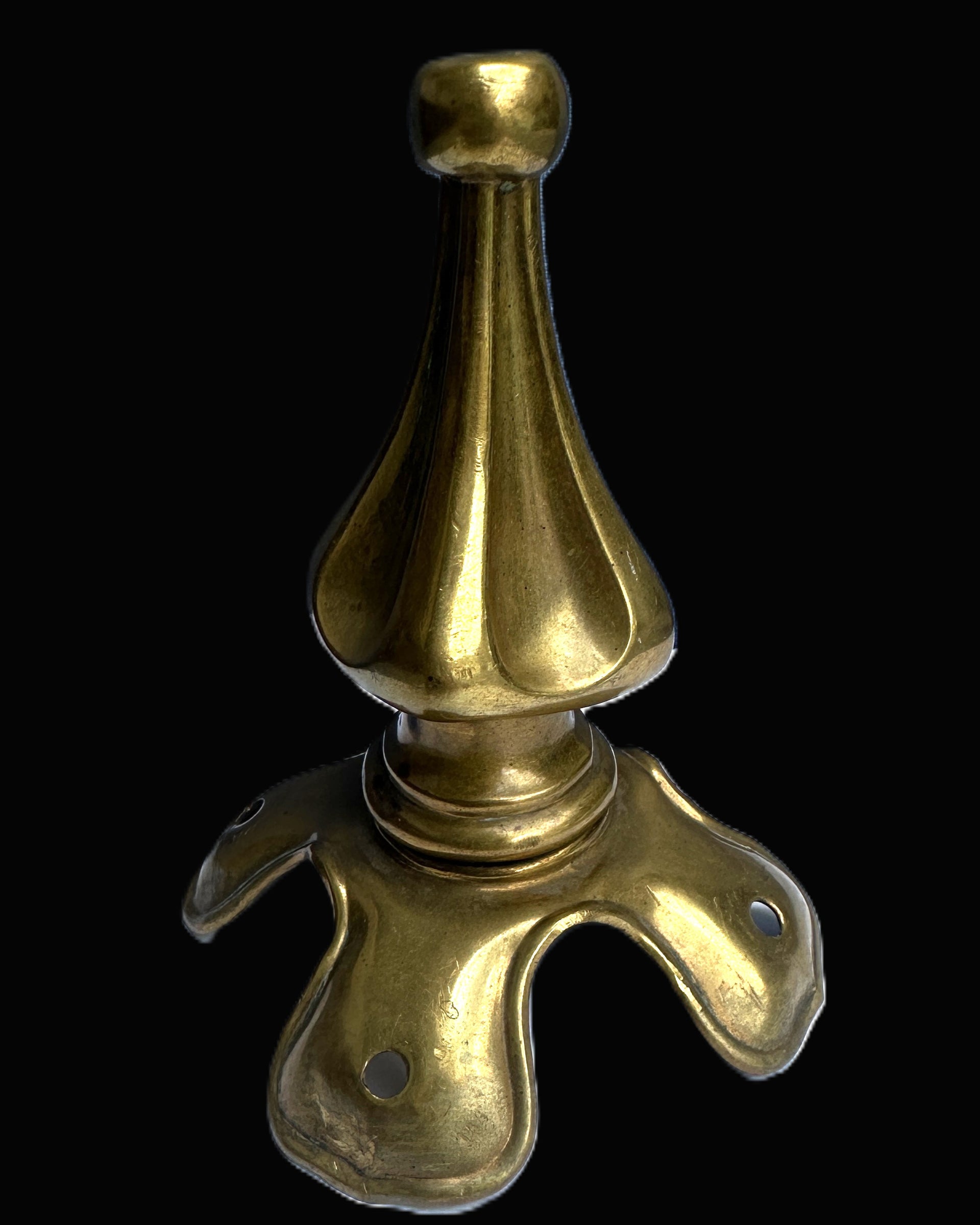 Imperial German Pickelhaube Spike Early Pattern Infantry Enlisted Original Brass