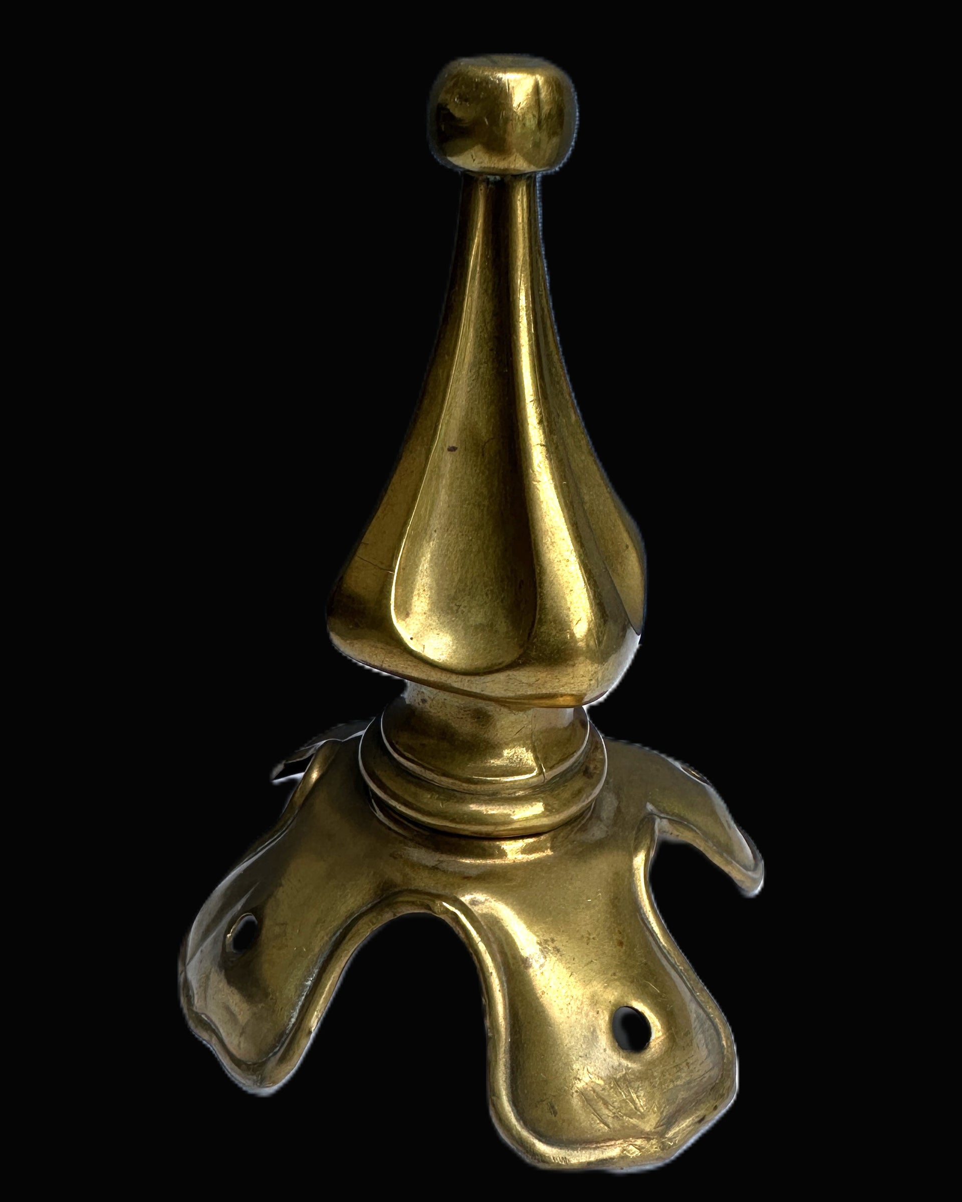 Imperial German Pickelhaube Spike Early Pattern Infantry Enlisted Original Brass