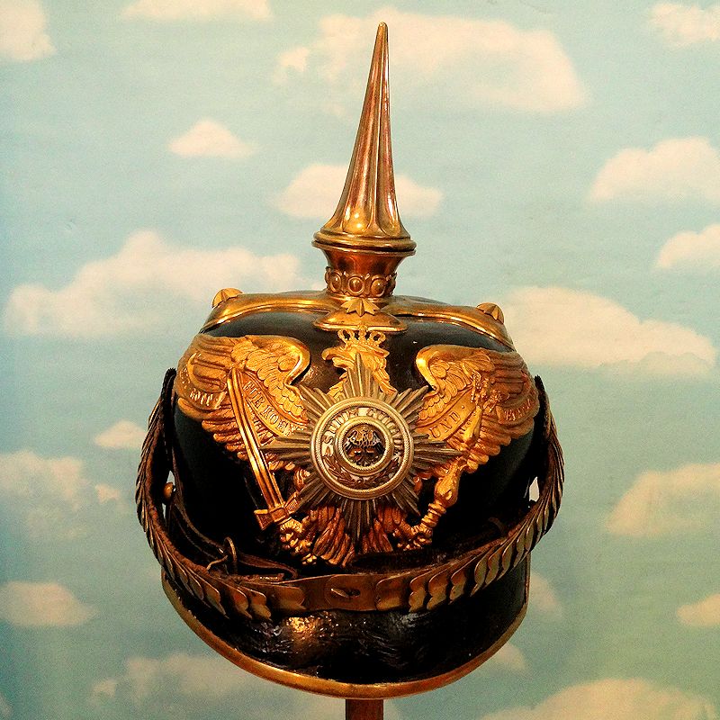 Prussia Pickelhaube / Spiked Helmet for General - Derrittmeister Militaria Group