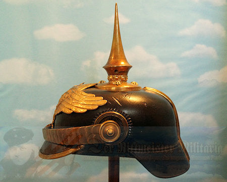 Prussian Pickelhaube / Spiked Helmet for Officer in Grenadier Rgt 4 - Derrittmeister Militaria Group