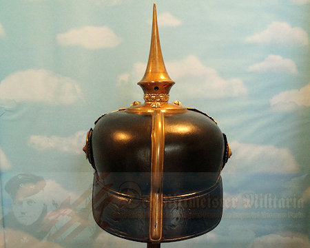 Prussian Pickelhaube / Spiked Helmet for Officer in Grenadier Rgt 4 - Derrittmeister Militaria Group