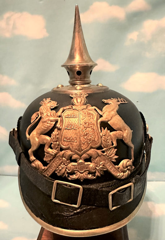 Wurttemberg Pickelhaube / Spiked Helmet for OYV Grenadier Rgt 119 - Derrittmeister Militaria Group