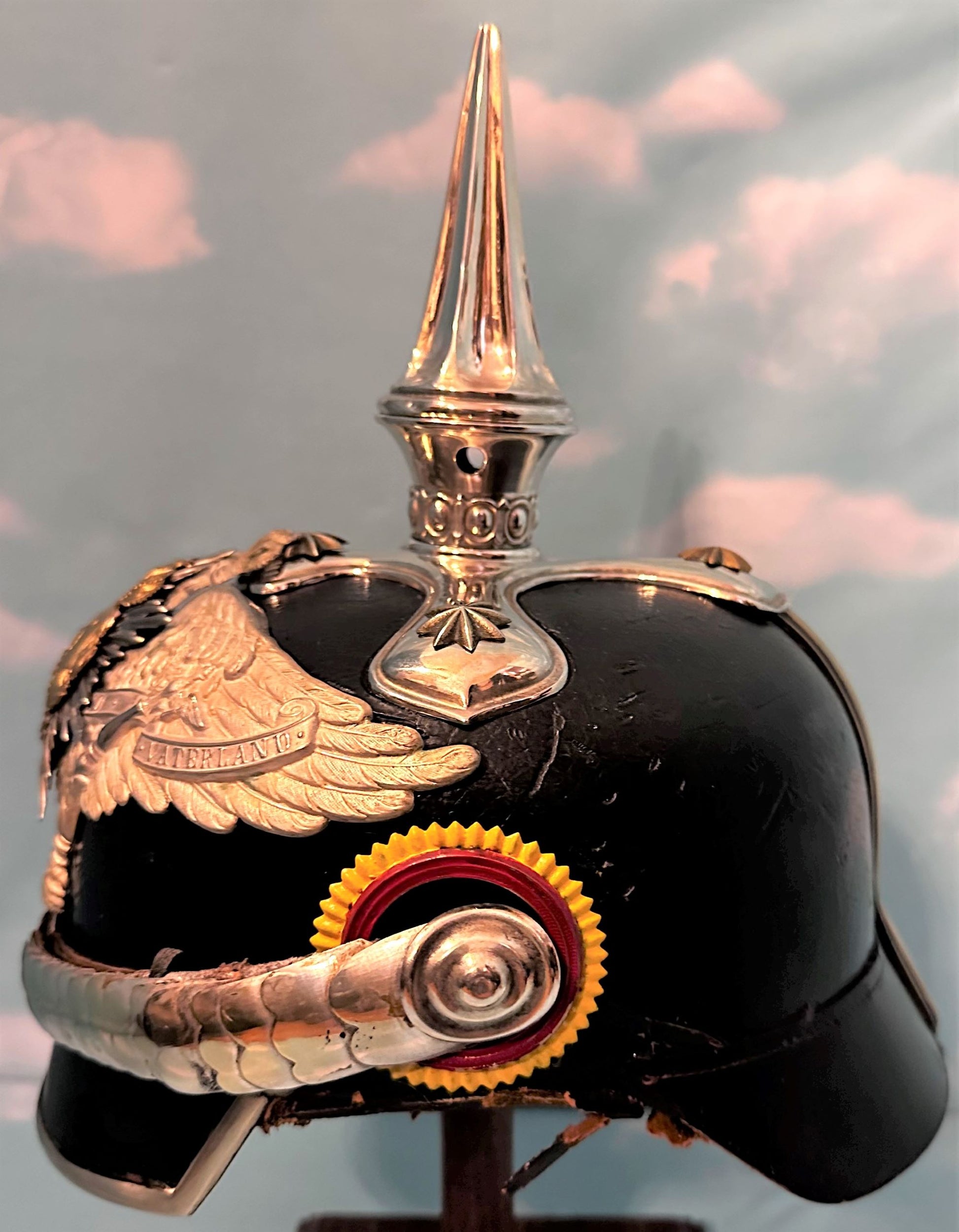 Reuss Pickelhaube / Spiked Helmet Flügel Adjutant to the Younger Reuss prince - Derrittmeister Militaria Group