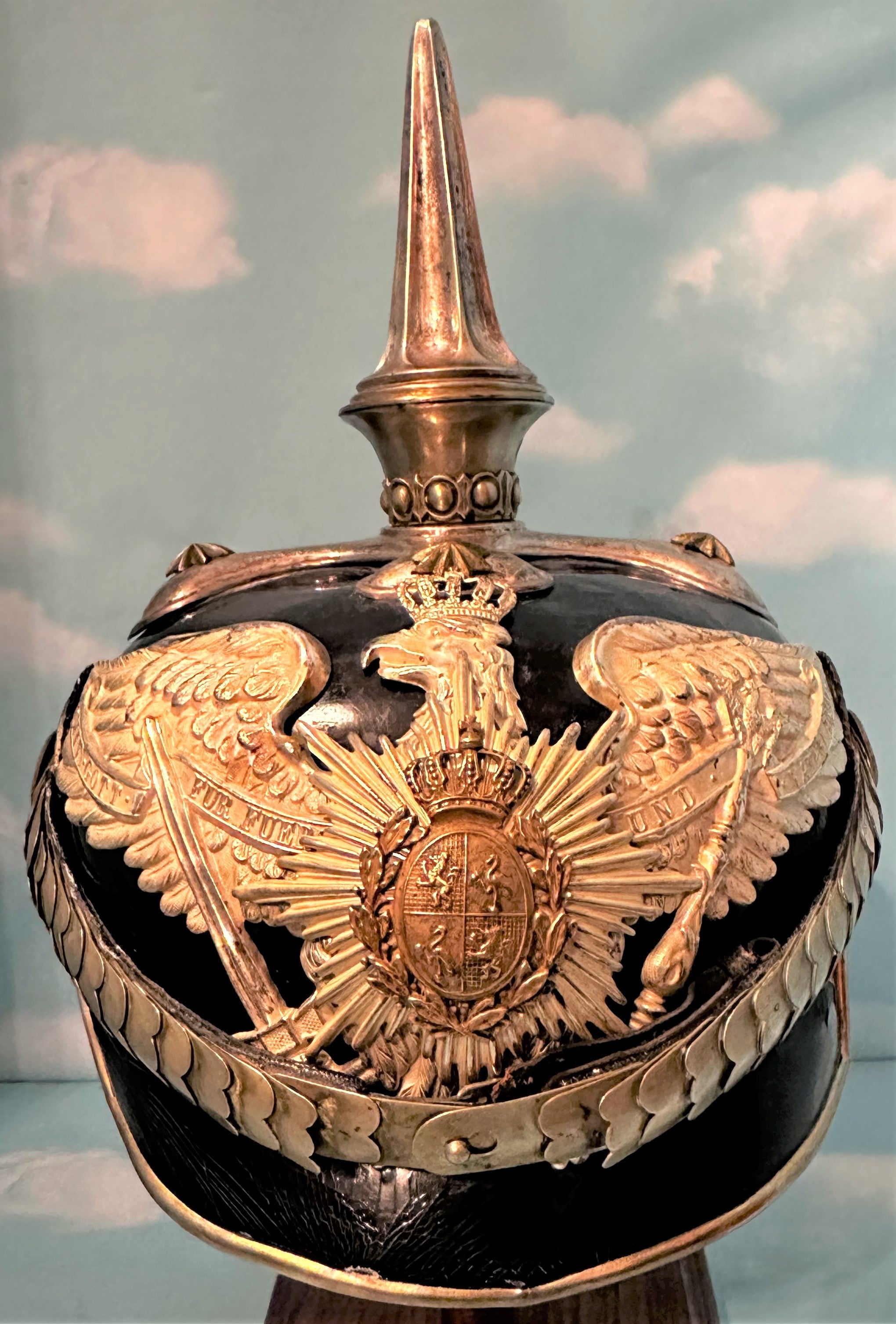Reuss Pickelhaube / Spiked Helmet for Flügel Adjutant for Younger Prince - Derrittmeister Militaria Group