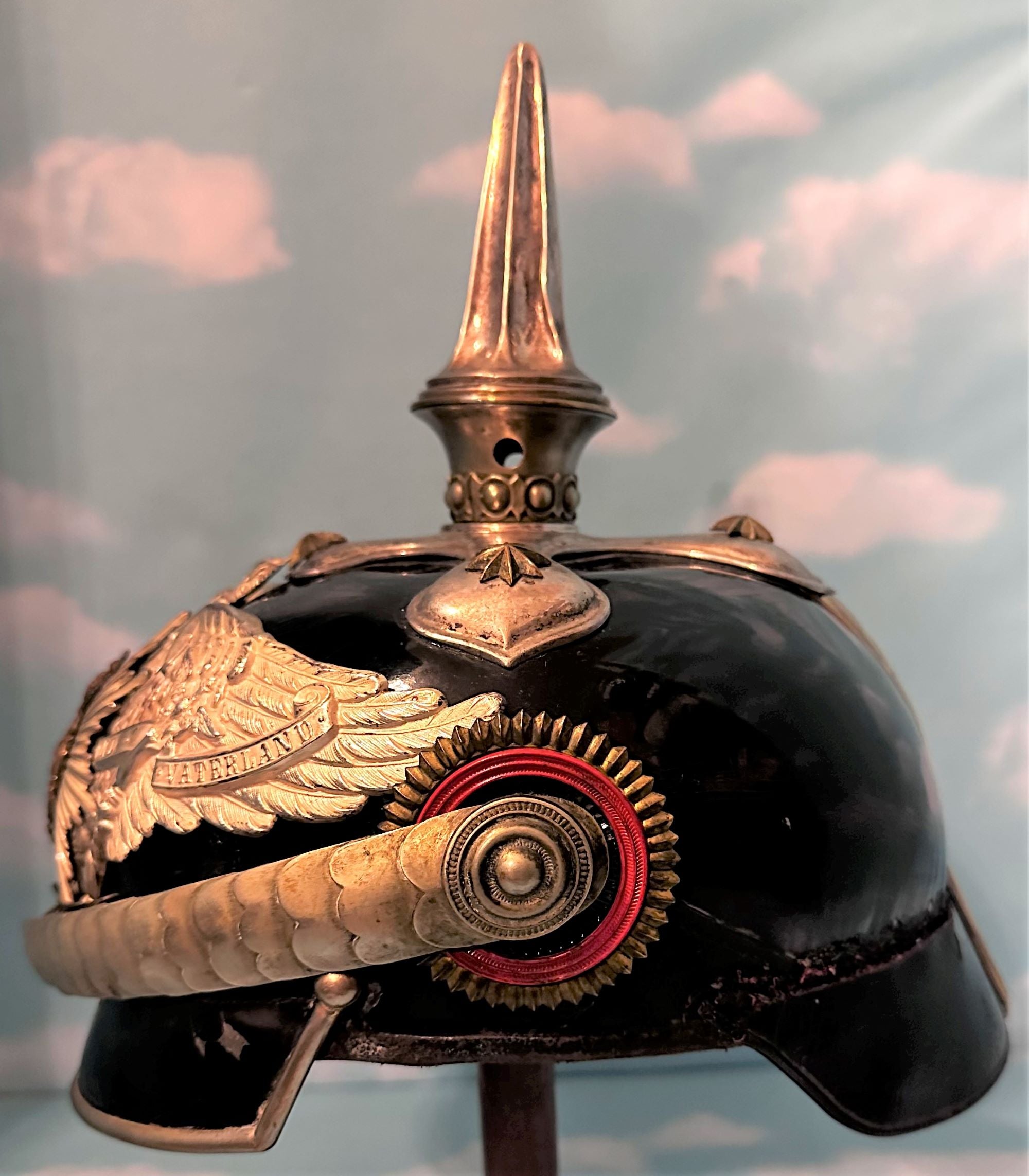 Reuss Pickelhaube / Spiked Helmet for Flügel Adjutant for Younger Prince - Derrittmeister Militaria Group