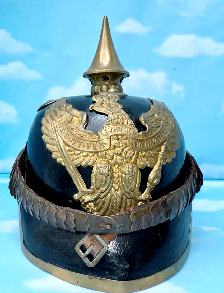 Prussia pre-World War I Enlisted Man Pickelhaube - Derrittmeister Militaria Group