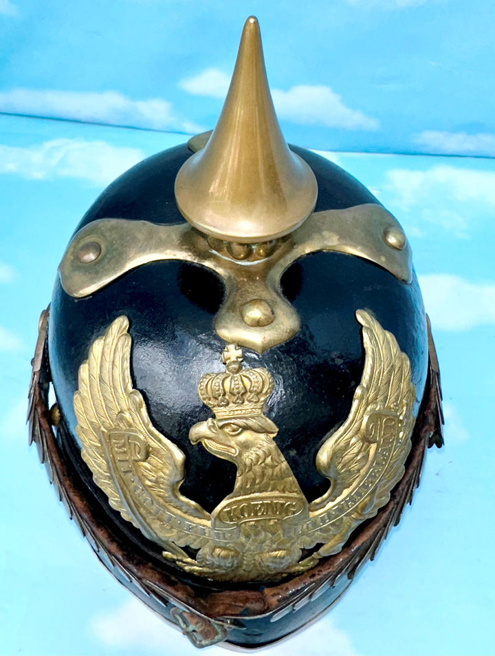 Prussia pre-World War I Enlisted Man Pickelhaube - Derrittmeister Militaria Group
