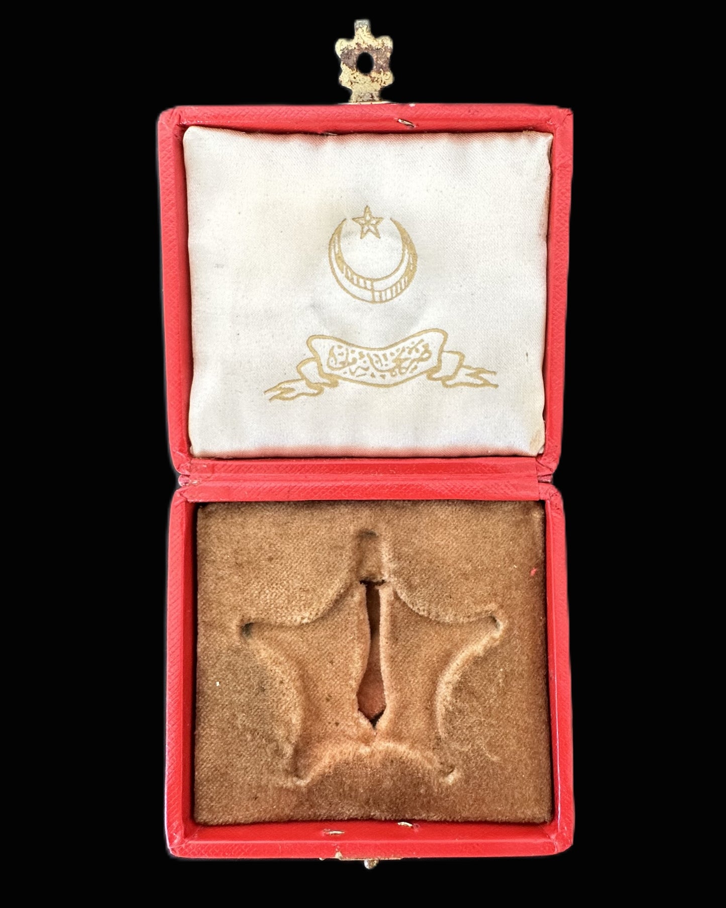 Ottoman Gallipoli Star (Iron Crescent) in Case of Issue