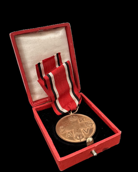 German Red Cross Merit Medal in Presentation Case - WWII Era (Bronze)