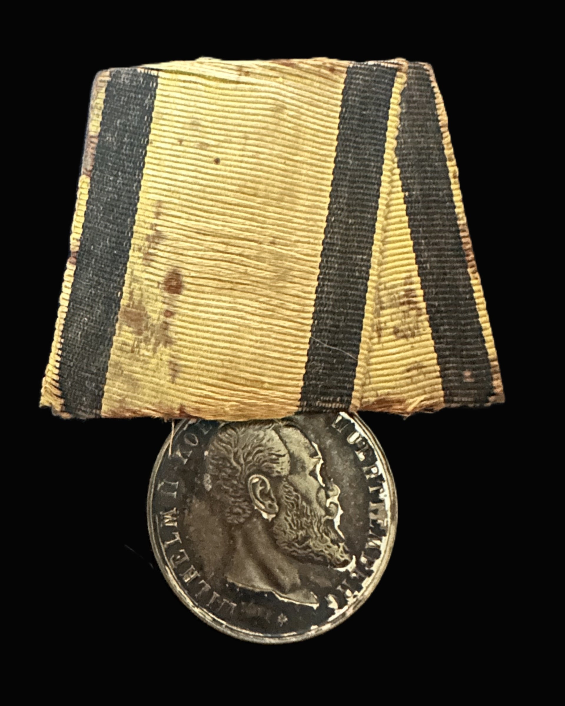 Prussian War Merit Medal 1870–71 with Original Combat Ribbon