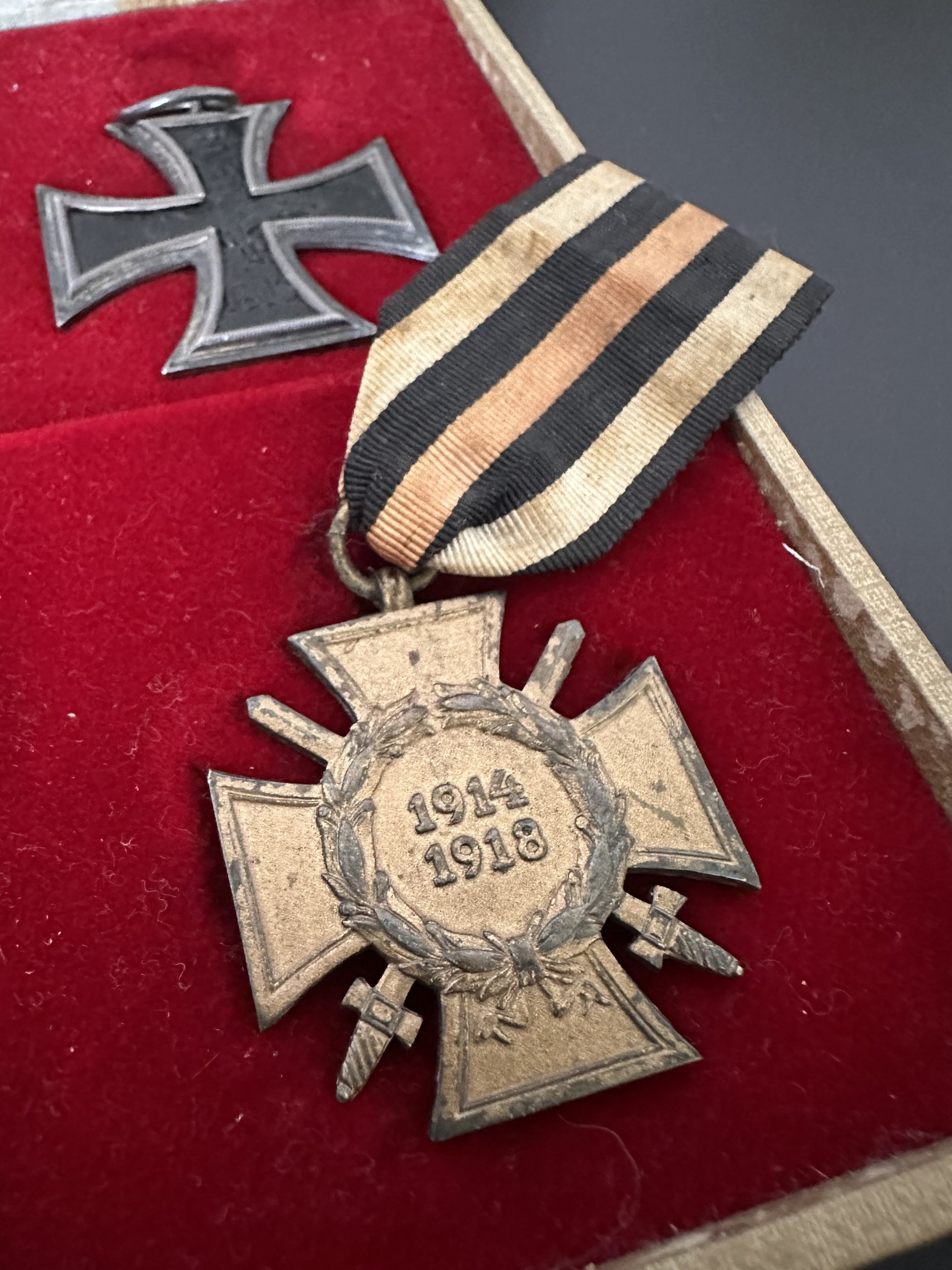 Cased Iron Cross 2nd Class - Honor Cross of the World War 1914-1918