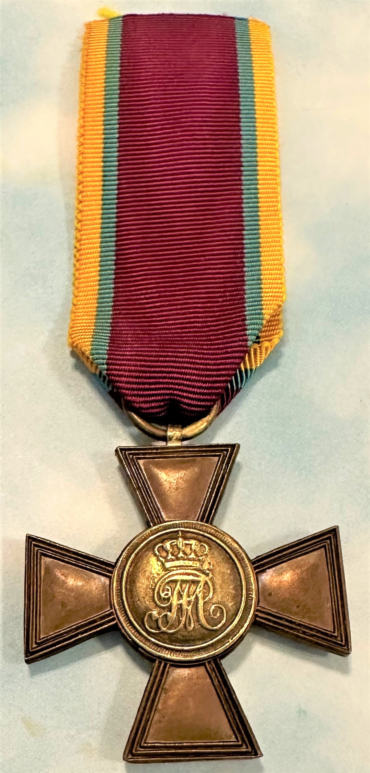 Mecklenburg Schwerin Military Service Cross 1st Class - Commemorating 21 Years of Honor and Dedication - Derrittmeister Militaria Group