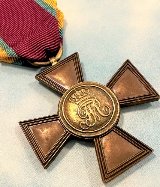 Mecklenburg Schwerin Military Service Cross 1st Class - Commemorating 21 Years of Honor and Dedication - Derrittmeister Militaria Group