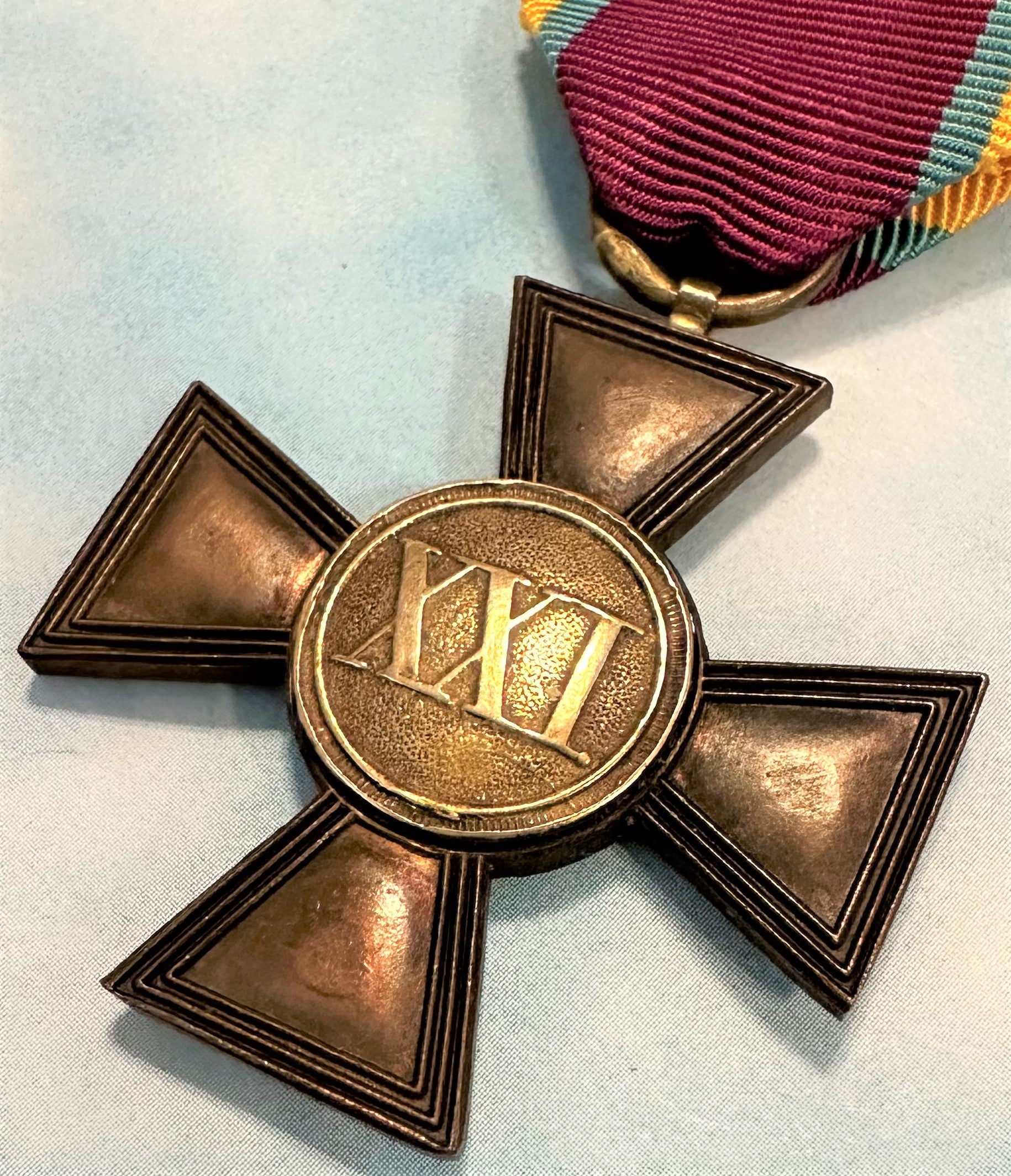 Mecklenburg Schwerin Military Service Cross 1st Class - Commemorating 21 Years of Honor and Dedication - Derrittmeister Militaria Group