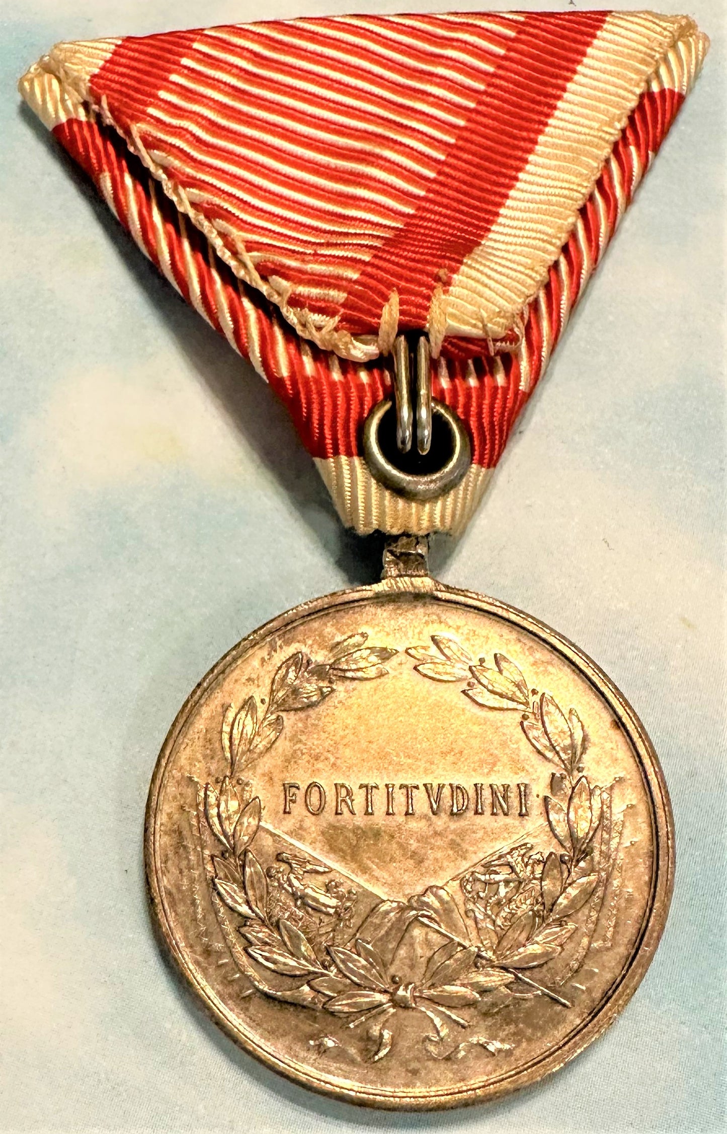 Austria - Kaiser Karl Silver Service Medal - An Emblem of Distinguished Service - Derrittmeister Militaria Group
