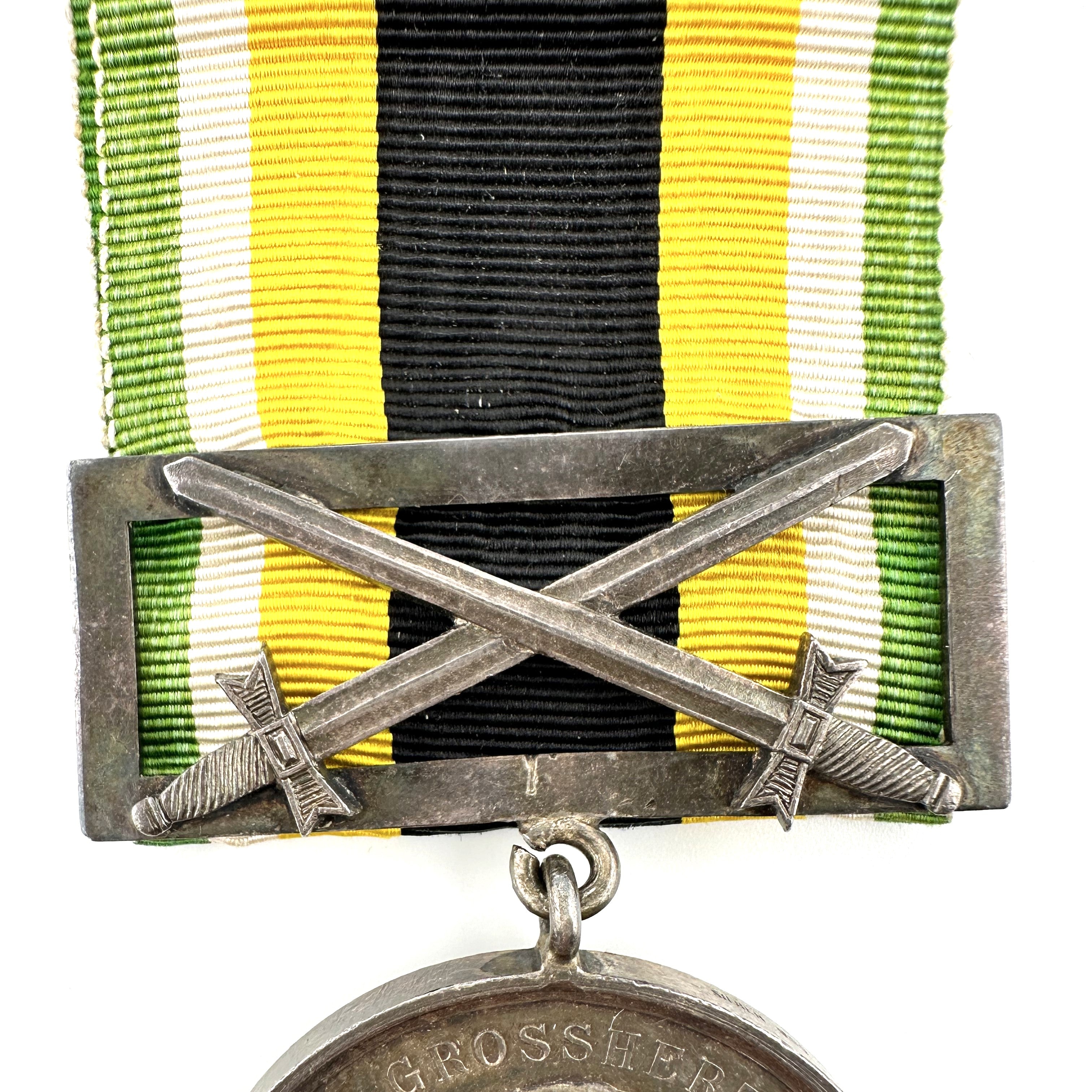 Saxe-Weimar Military Service Medal with Clasp - Derrittmeister Militaria Group
