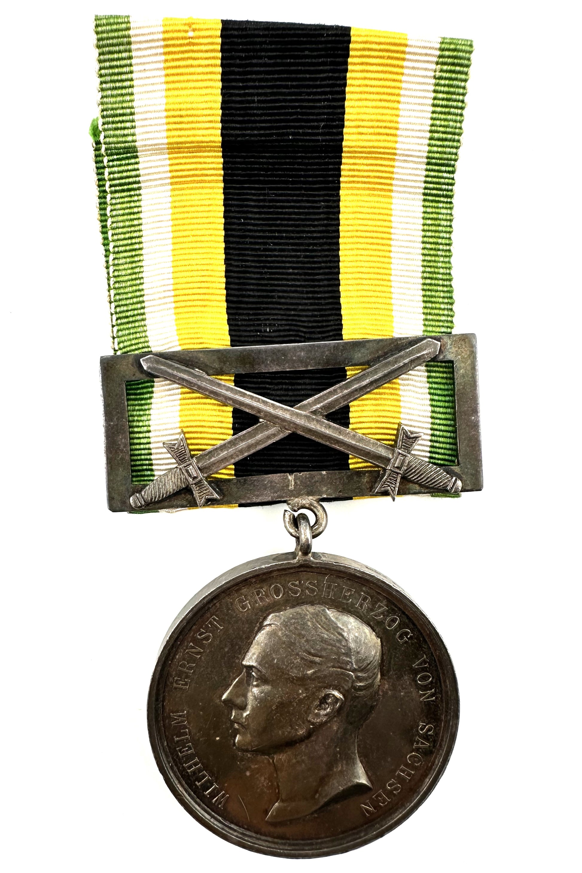 Saxe-Weimar Military Service Medal with Clasp - Derrittmeister Militaria Group
