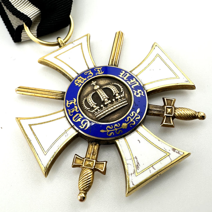 Prussian Crown Order 1st Class with Swords - Derrittmeister Militaria Group