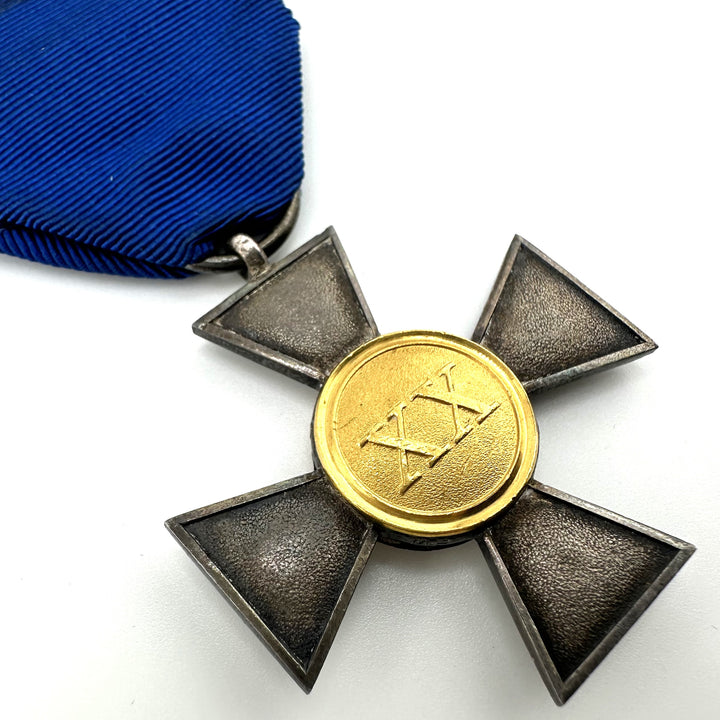 Prussian Long Service Award for 20 Years Service - Derrittmeister Militaria Group